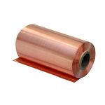 SOFIALXC Pure Copper Sheet Metal Plate Thickness (0.1mm)-Width: 50mm length: 5000mm