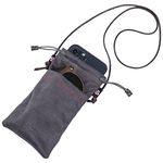 Double Microfiber Pouch, Soft Eyeglasses/Sunglasses Case for women,Neck Microfiber Pouch,Cell Phone Soft Storage Bag