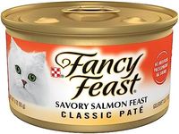 Purina Fancy Feast Salmon Feast Classic Grain Free Wet Cat Food Pate - (Pack of 24) 3 oz. Cans