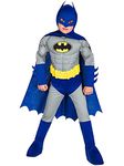 (PKT) (Fix 25/25) (FBA 4/2) (9908381) Child Boys Batman Muscle Costume (4-6yr)