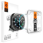 Spigen Glas.tR EZ Fit Screen Protector for Samsung Galaxy Watch Ultra (47mm) - 2 Pack