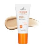 Heliocare Color Gel Cream SPF 50 Tinted Sunscreen - Light | Advanced UVB/UVA Defense | Covers Dark Spots | For Normal/Dry Skin | No White Cast | Hydrating, Dewy Makeup Base | 50ml
