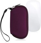 kwmobile Neoprene Case Compatible with Apple Magic Mouse 1/2 - Case for Mouse Soft Pouch Carry Bag - Berry