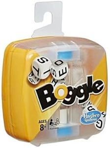 BOGGLE Hasbro C2187 Boggle Original- Endless Combinations- Family Word Search Game- Board Games and Toys for Kids- Ages 8+, Yellow, White, Blue