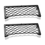 aupawdy 2 Pcs Campervan Storage Storage Net Car Storage Mesh Car Storage Net Bag with Plastic frame For Car Caravan Motorhome Boat