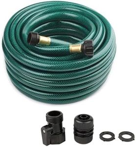 ORGRIMMAR Garden Hose No Leaking for Watering: No Kink and Lightweight - 1/2" Water Hoses 75 FT with Fittings for Outdoor and Yard