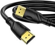 Jorenca 4K HDMI Cable 5m(HDMI 2.0,18Gbps) Ultra High Speed Gold Plated Connectors,Ethernet Audio Return,Video 4K@60Hz FullHD1080p 3D Compatible with HDTV,Blu-Ray,Xbox,Laptop,PS3/4/5/9,PC,ect