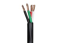 Monoprice Speaker Wire/Cable - 250 Feet - 12 AWG 4 Conductor CMP-Rated | UL Plenum Rated, 100 Percent Pure Bare Copper with Color Coded Conductors - Nimbus Series