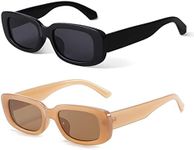 BUTABY Rectangle Sunglasses for Wom