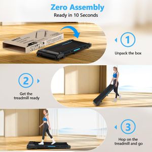 VANNECT 4-in-1 Walking Pad Treadmill – Compact Under Desk Fitness Machine