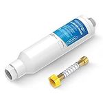 Waterdrop RV Inline Water Filter, NSF Certified, Reduces Chlorine, Bad Taste, Odor, Rust, Corrosion, Sediments and Turbidity, Dedicated for RVs, 1 Pack Water Filter with Hose Protector