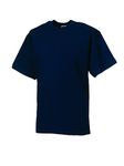 Jerzees Russell Mens Classic Heavweight Combed Cotton T-Shirt Navy XL