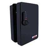 KeyGuard SL-8548-UB Dual Access Combination Key Cabinet with Black 4-Dial Combi-Cam Ultra - 48 Hook