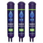 Perfect Ice Refrigerator Water Filter Compatible with Whirlpool EDR3RXD1,EDR3RXD1B,4396841,4396710,4396710P,4396710B, Kenm0re 9083,9030,46-9030(3 Pack Blue)