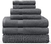 JustLINEN 7 Piece Bath Towel and Ch