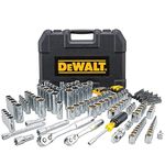 DEWALT Mechanics Tool Set, 1/4", 3/8", 1/2" Drive Tools, Sockets and Ratchets, 200 Piece (DWMT45007)