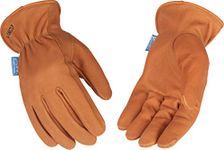 NEW! KINCO's Toughest & Most Durable Water-Resistant Full Grain Buffalo Leather Work Gloves for Men (Extra Large)