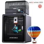 3IDEA Anycubic 3D Printer Kobra S1 Combo, Multi-Color 3D Printer Max 600mm/s High Speed Printing High Precision, Works Right Out of Box Sealed Storage Intelligent Mult-Filament Drying 9.8"x9.8"x9.8"