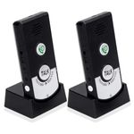 2 Way Voice Intercom, 1000m Long Range Wireless Doorbell Chime System Unit Rain Proof Communication Intercomunicador with Rechargeable Battery for Home Office