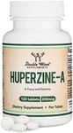 Huperzine A 200mcg (Third Party Tested) Non-GMO, Gluten Free, 120 Tablets, Brain Supplement to Promote Acetylcholine (Acetylcholinesterase Inhibitor) - Supports Memory and Focus by Double Wood