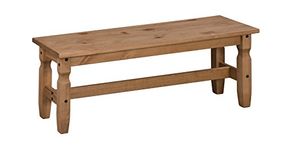 Mercers Furniture Corona Bench - Pine, 4 ft