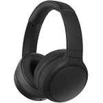 Panasonic RB-M300BE-K Wireless Headphones with Deep Bass and Bass Enhancer, Bluetooth Overhead Headphones, 50 Hours Playback, Black