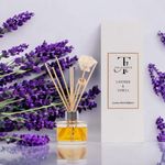 THE ACADOUR Luxury Reed Diffuser Lavender & Vanilla 100 ml | Mood Enhancer Smoke Free Long Lasting Fragrance for Office, Home (Pack of 1)