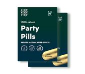 GetSetPop Party Pills (pack of 20) | Prevent hangovers, support liver & promote healthy alcohol metabolism | Herbal & scientifically backed