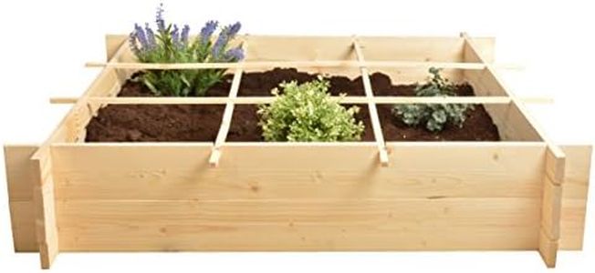 Esschert Design B1012 Wooden Square Meter Garden