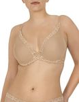 Natori Feathers Contour Plunge Bra, Cafe, 32D