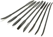 Woodriver Large Riffler Rasp Set - Coarse - 8-Piece