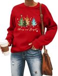 DUTUT Christmas Tree Sweatshirt Wom