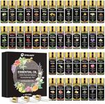 Essential Oils Set 40 Pcs- 100% Natural Essential Oils Kit, Perfect for Diffuser, Massage, Soap,Candle Bath Bombs Making (5ml/0.17oz)