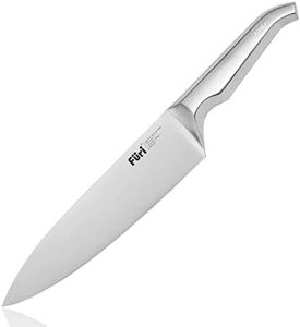 Furi Pro Cook's Knife 20cm, 7 7/8", ultra-sharp knife for superior cutting performance, unique reverse-wedge handle for a safer grip, stainless steel blade, 25-year guarantee, silver