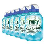 Fairy Outdoorable Fabric Conditioner, 210 Washes, 2.94L (490 ml x 6), Ultra Concentrated Formula For Sensitive Skin, Dermatologically Tested