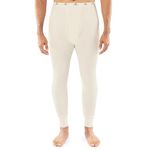 Indera 839DRXLNA Men's Cotton Waffle Knit Heavyweight Thermal Underwear Pant, Natural, X-Large