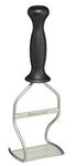KitchenCraft Stainless Steel Potato Masher with Ergonomic Handle, 27 cm