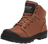 Skechers Women's Work Industrial Boot, Rust, 8