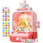 MIAOKE Claw Machine for Kids, Musical Electronic Arcade Game Console with Adjustable Sound, Christmas and Birthday Gift for Kids, Includes 30 Toys & Surprise Eggs