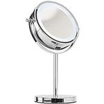 LED Light Magnifying Dual-Sided Vanity Mirror - Southern Homewares - Makeup/Cosmetic Mirror for Bedroom and Bathroom