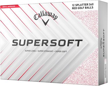Callaway Supersoft Golf Balls, Red – Soft Feel, High Visibility