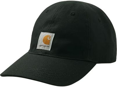 CARHARTT Boys Visor, Caviar Black, 0-18 Months