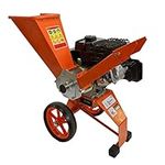 ARROWS-UK 6HP Petrol Electric-Start Wood Chipper - Powerful Garden Shredder for Branches - Up to 2 inches/50mm Diameter - Lightweight & Maneuverable - No Belt or Chain Maintenance - 1-Year Warranty