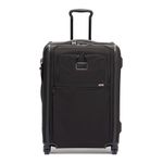 TUMI - Alpha Short Trip Expandable 4-Wheeled Packing Case - Roller Bag for Short Trips & Weekend Getaways - Carry-On Luggage with 4 Spinner Wheels - Travel Suitcase for Men & Women - Black