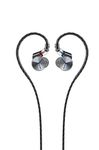 FiiO FA7S Earphones Headphone Wired High Resolution Swappable Plugs MMCX 6BA in-Ear Monitor for Smartphone/PC(Silver)