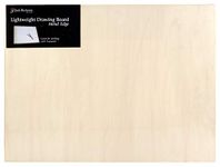 Jack Richeson 400431-03 Ultra Lite Aluminum Edge Wood Metal Drawing Board, 3/4" Thickness, 0.8" Height, 18" Width, 24" Length