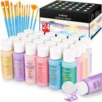 Caliart Pastel Acrylic Paint Set wi