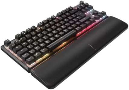 Corsair K70 PRO TKL RGB Tenkeyless Mechanical Wired Gaming Keyboard – Pre-Lubed Hall Effect MGX Hyperdrive Adjustable Switches, Simultaneous SOCD and Rapid Trigger, 8000Hz Polling, QWERTY UK – Black