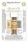 Sugarflair Brown Blossom Tint Food Colouring and Dusting Powder, Matt Finish, Brush On or Mix with Rejuvenator Spirit to Create a One of A Kind Cake - 7ml