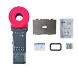 SULMILE ETCR2100A+ Ground Resistance Meter Tester, Ohmmeter 0.010Ω~200Ω, Double Insulation, Battery Powered with 6 Buttons, International Version
